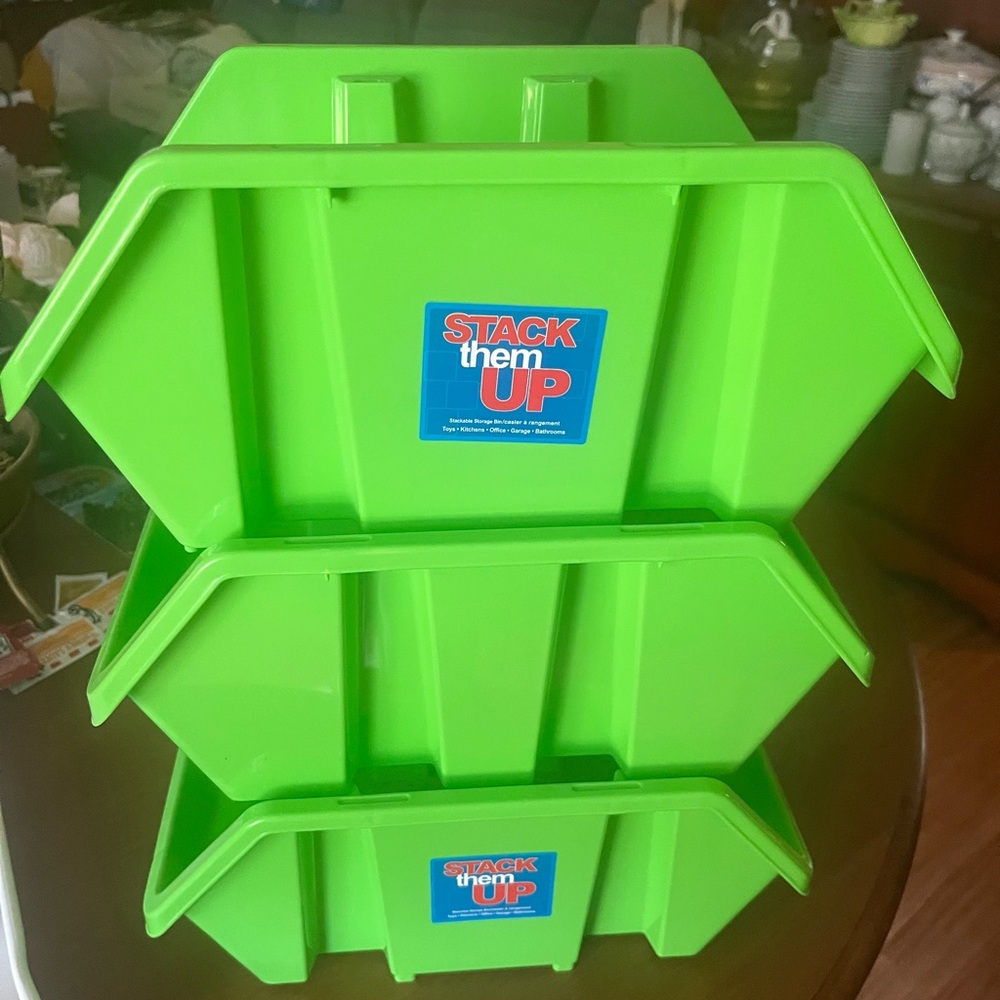 Colorful Storage Bin Set - Picture 3 of 5